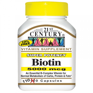 21st Century Biotin 5000 mcg