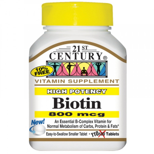 21st Century Biotin 800 mcg