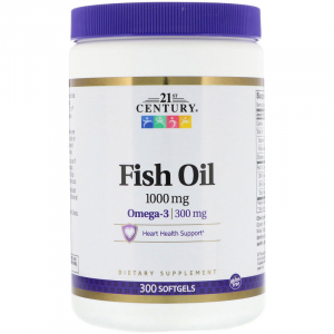 21st Century Fish Oil Omega-3 1000 mg