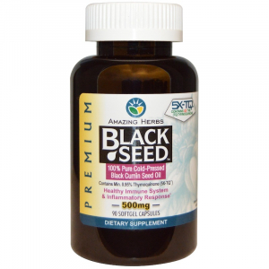 Amazing Herbs Black Seed 500 mg - Черный тмин