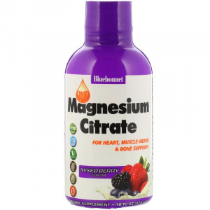 Bluebonnet Nutrition Liquid Magnesium Citrate (472 мл) - жидкий цитрат магния