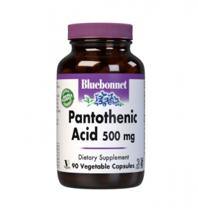 Bluebonnet Nutrition Pantothenic Acid 500 mg - Пантотеновая кислота