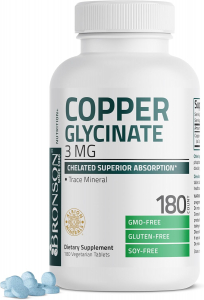Bronson Copper Glycinate 3 mg - Глицинат меди