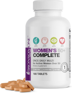 Bronson Daily Women’s 50+ Complete Multivitamin - Полноценный мультивитаминный комплекс для женщин старше 50 лет
