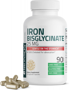 Bronson Iron Bisglycinate 25 mg - Бисглицинат железа