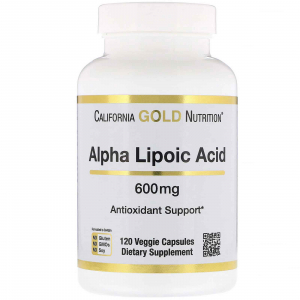 California Gold Nutrition Alpha Lipoic Acid 600 mg