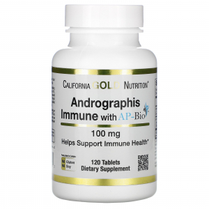 California Gold Nutrition Andrographis Immune with AP-BIO - андрографис