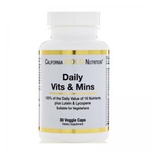 California Gold Nutrition Daily Vits & Mins