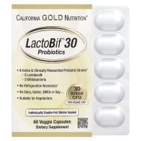California Gold Nutrition LactoBif Probiotics 30 Billion CFU