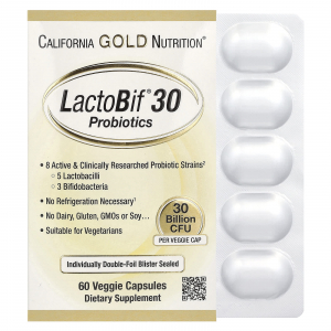 California Gold Nutrition LactoBif Probiotics 30 Billion CFU