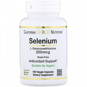 California Gold Nutrition Selenium 200 mcg