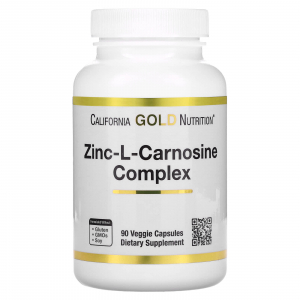 California Gold Nutrition Zinc-L-Carnosine Complex - комплекс с цинк-L-карнозином