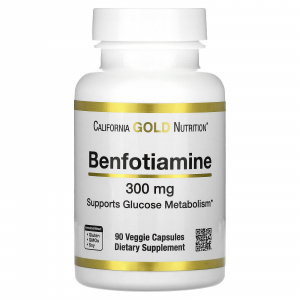 California Gold Nutrition Benfotiamine 300 mg - бенфотиами