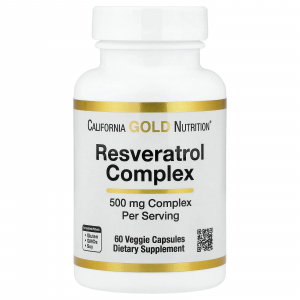 California Gold Nutrition Resveratrol Complex - комплекс с ресвератролом