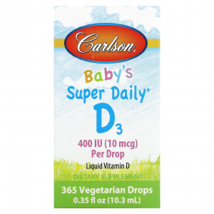 Carlson Baby's Super Daily D3 400 IU (10.3 мл) - витамин D3 для детей