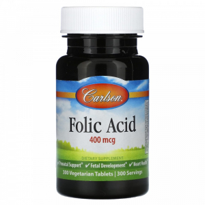 Carlson Folic Acid 400 mcg - Фолиевая кислота