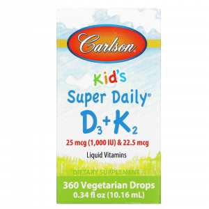 Carlson Kid's Super Daily D3+K2 (10,16 мл) 