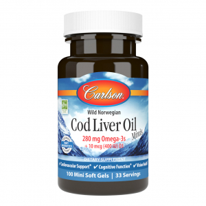 Carlson Labs Cod Liver Oil Minis - Масло печени трески