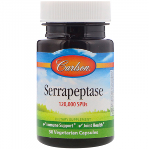 Carlson Labs Serrapeptase 120,000 SPUs - Серрапептаза