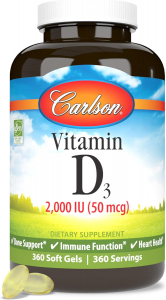 Carlson Labs Vitamin D3 2000 IU (50 mcg)