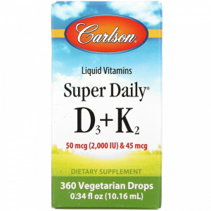 Carlson Super Daily D3+K2 (10,16 мл)