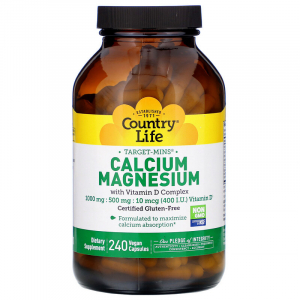 Country Life Calcium Magnesium with Vitamin D Complex