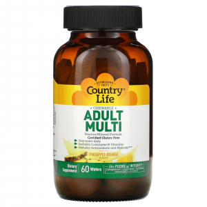 Country Life Chewable Adult Multi - жевательные мультивитамины для взрослых
