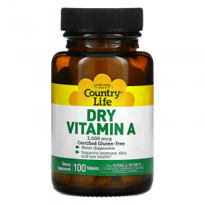 Country Life Dry Vitamin A 10000 IU