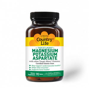 Country Life Magnesium Potassium Aspartate - Аспартат магния и калия