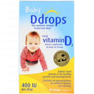Ddrops Baby Liquid Vitamin D3 400 IU (2.5 мл)