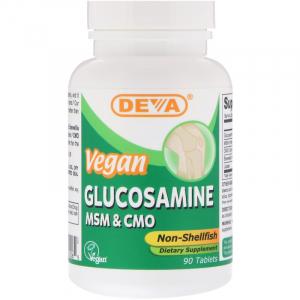 Deva Vegan Glucosamine MSM & CMO
