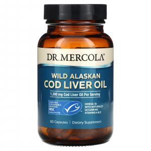 Dr. Mercola Cod Liver Oil - жир печени дикой аляскинской трески