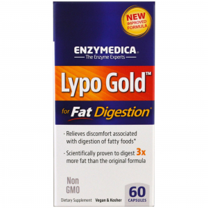 Enzymedica Lypo Gold - препарат для переваривания жиров