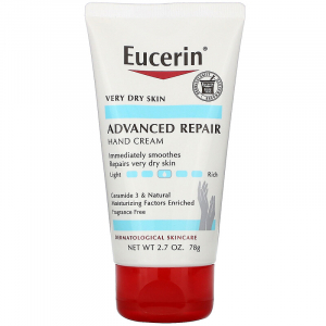 Eucerin Advanced Repair Hand Creme (78 гр) - Крем для рук для продвинутого восстановления, без запаха
