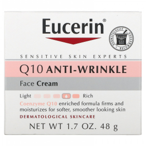Eucerin Q10 Anti-Wrinkle Face Cream (48 гр) - Крем для лица против морщин с коэнзимом Q10