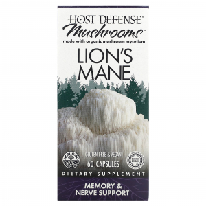 Fungi Perfecti Host Defense Host Defense Mushrooms Lion's Mane - Ежовик гребенчатый