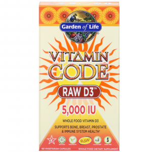 Garden of Life Vitamin Code Raw D3 5000 МЕ