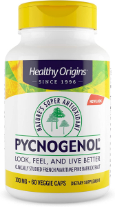 Healthy Origins Pycnogenol 100 mg - Пикногенол (экстракт коры французский морской сосны)