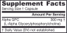 Jarrow Formulas Alpha GPC 300 mg