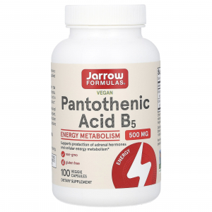 Jarrow Formulas Pantothenic Acid B5 500 mg - Пантотеновая кислота
