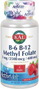 KAL B-6 B-12 Methyl Folate