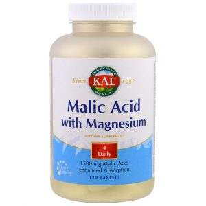 KAL Malic Acid with Magnesium - Яблочная кислота с магнием