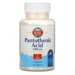 KAL Pantothenic Acid 1000 mg - Пантотеновая кислота