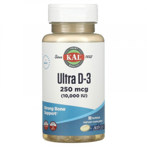 KAL Ultra Vitamin D-3 10000 IU