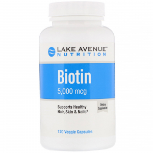Lake Avenue Nutrition Biotin 5,000 mcg
