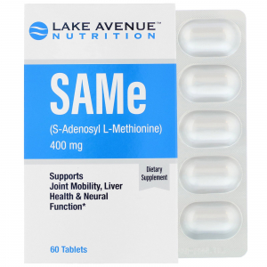 Lake Avenue Nutrition SAMe (S-Adenosyl L-Methionine) 400 mg