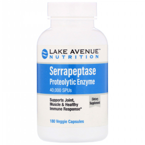 Lake Avenue Nutrition Serrapeptase 40,000 SPUs - Серрапептаза