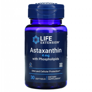 Life Extension Astaxanthin 4 mg - Астаксантин с фосфолипидами