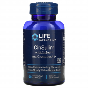Life Extension CinSulin with InSea2 and Crominex 3+