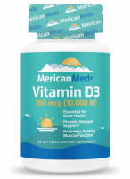 MericanMeds Vitamin D3 10000 IU